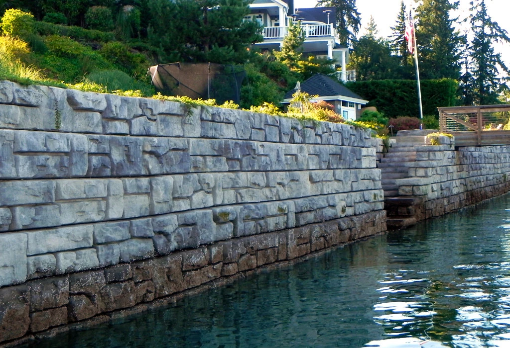 Gravity wall designs by Redi-Rock BC