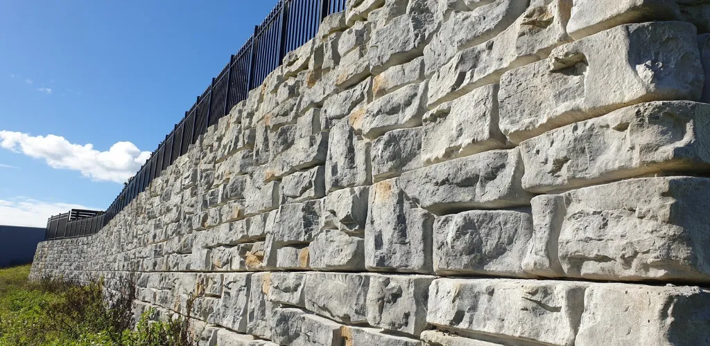 Redi-Rock BC Reinforced Wall