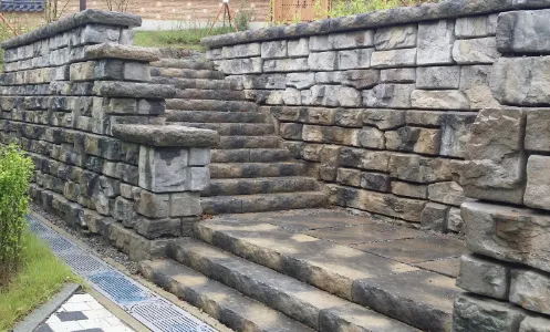 Steps & Columns by Redi-Rock BC